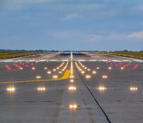 Landebahn mit Weitblick